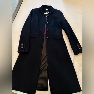 J Crew Lady Wool Coat in Black